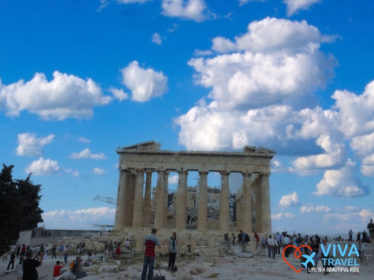 City break Athena - Acropolele -Partenonul templul dedicat zeiței Athena @Viva Travel